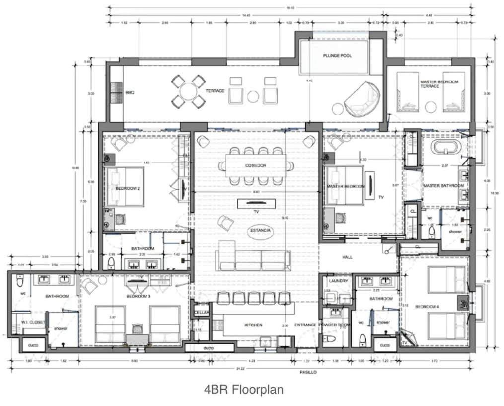 Вилла 4Bd Oceanfront Unit Vista Encantada - Cabo Кабо-Сан-Лукас Экстерьер фото